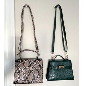 Y2K Snake Purse- BRAND NEW (snake print one only-the green already sold)
